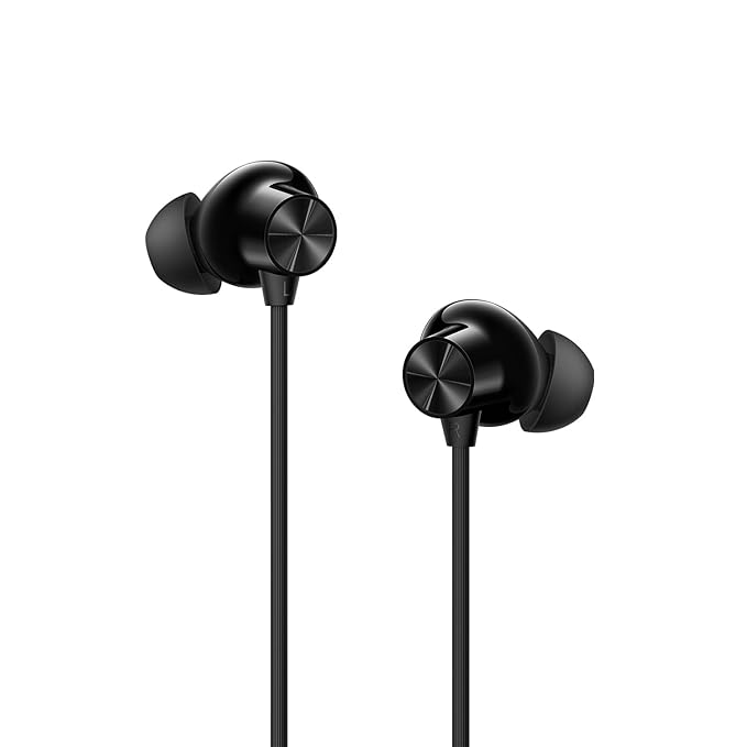 OnePlus Bullets Z2 ANC Bluetooth Earphones | 45dB ANC, Booming Black