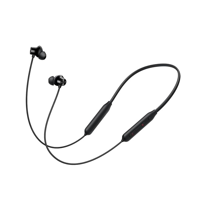 OnePlus Bullets Z2 ANC Bluetooth Earphones | 45dB ANC, Booming Black