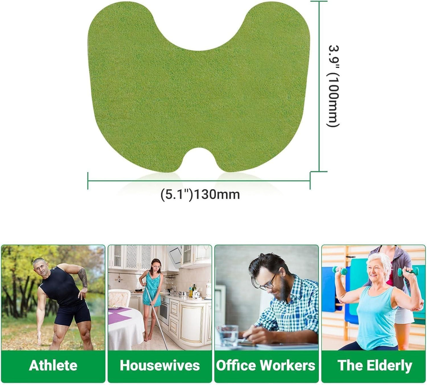 AYURVEDIC FROM RISHIKESH Knee Patches Pack of 10