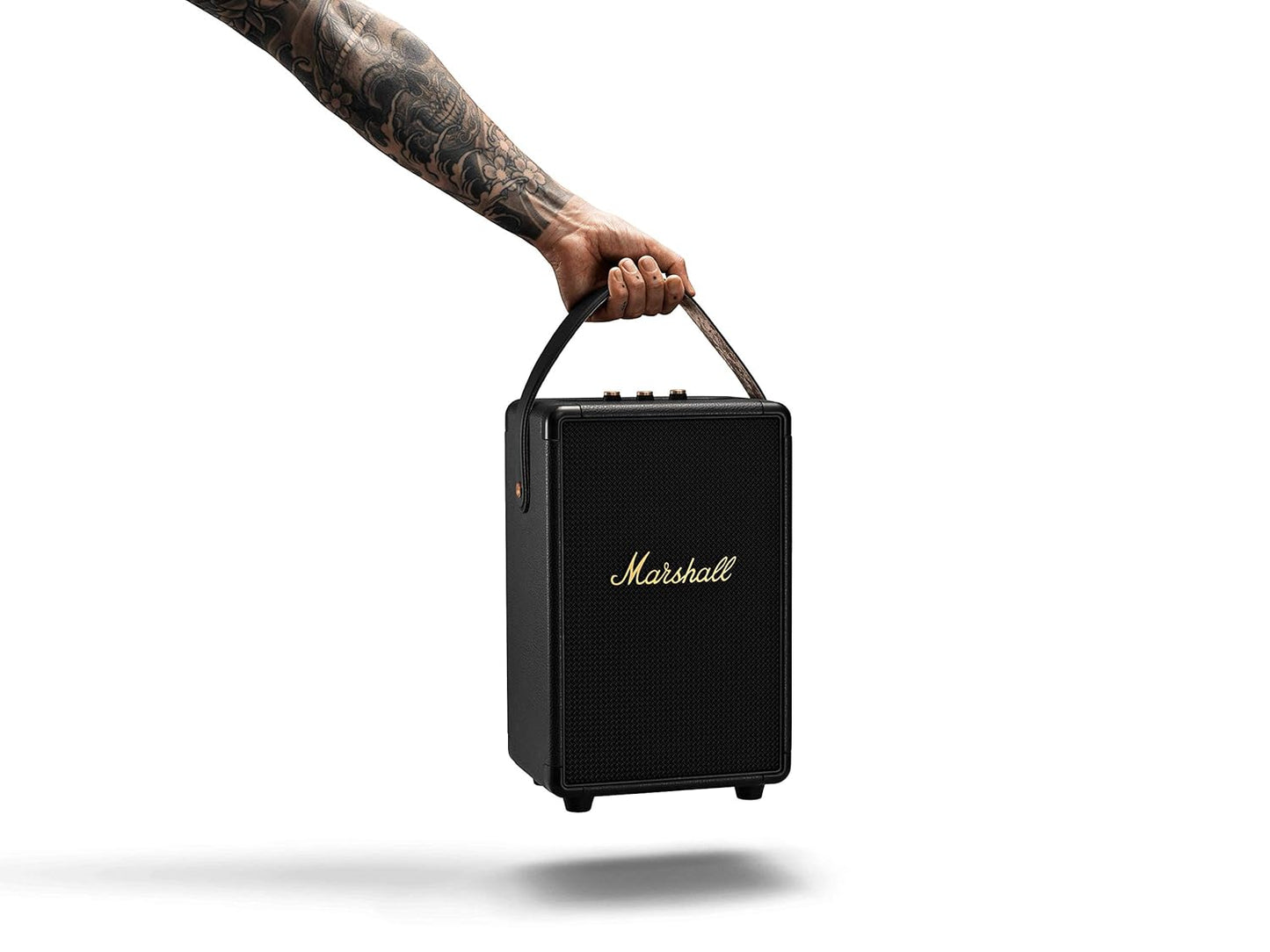 Marshall Tufton 80 Watt Wireless Bluetooth Portable Speaker (Black & Brass)