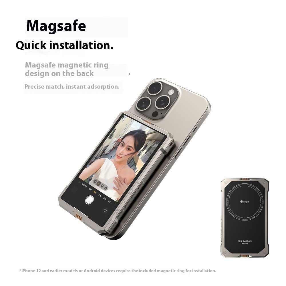 Wireless Display Screen Image Mobile Phone Wireless Magnetic Screen Rear Selfie